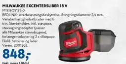 Davidsen Milwaukee excentersliber 18 v tilbud