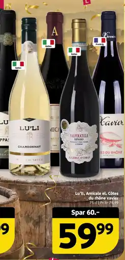 Løvbjerg Lu'li, Amicale el. Côtes du rhône xavier tilbud