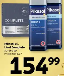 Løvbjerg Pikasol el. Livol Complete tilbud