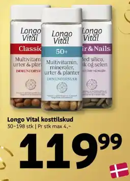 Løvbjerg Longo Vital kosttilskud tilbud