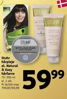 Løvbjerg Stuhr hårpleje el. Natural & Easy hårfarve tilbud