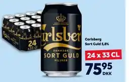 BorderShop Carlsberg Sort Guld 5,8% tilbud