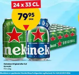 BorderShop Heineken Original eller 0,0 tilbud