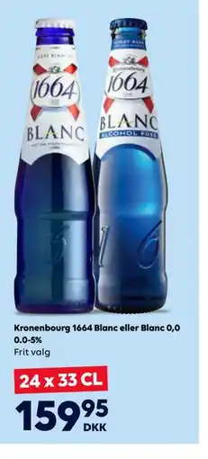 BorderShop Kronenbourg 1664 Blanc eller Blanc 0,0 0.0-5% tilbud