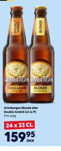 BorderShop Grimbergen Blonde eller Double Ambré 6,5-6,7% tilbud