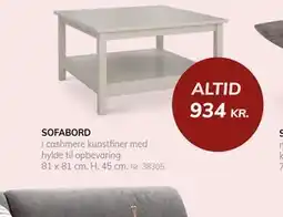 Daells Bolighus SOFABORD tilbud