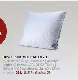 Daells Bolighus HOVEDPUDE MED NATURFYLD tilbud