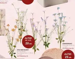 Daells Bolighus STILK MED BLOMST tilbud