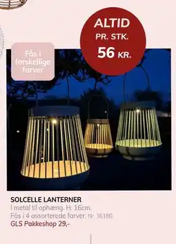 Daells Bolighus SOLCELLE LANTERNER tilbud