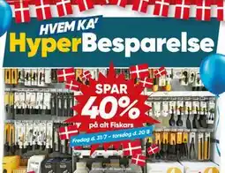 Bilka SPAR 40% på alt Fiskars tilbud
