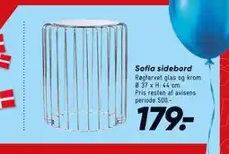 Bilka Sofia sidebord tilbud