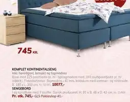 Daells Bolighus SENGEBORD tilbud