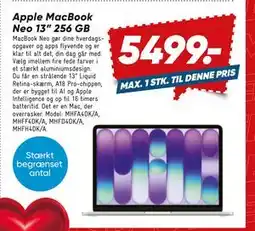 Bilka Apple MacBook Neo 13” 256 GB tilbud