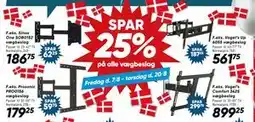 Bilka SPAR 25% på alle vægbeslag tilbud