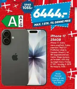Bilka iPhone 17 256GB tilbud