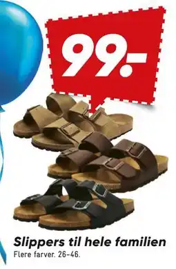 Bilka Slippers til hele familien tilbud
