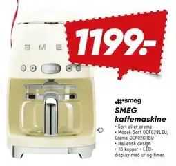 Bilka SMEG kaffemaskine tilbud