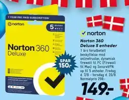 Bilka Norton 360 Deluxe 5 enheder tilbud