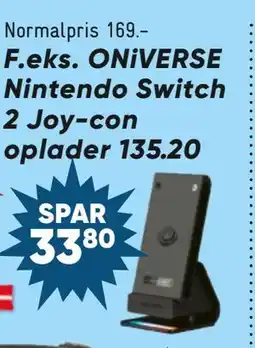 Bilka ONiVERSE Nintendo Switch 2 Joy-con oplader tilbud