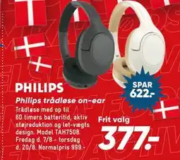Bilka Philips trådløse on-ear tilbud