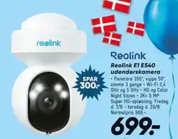 Bilka Reolink E1 E540 udendørskamera tilbud