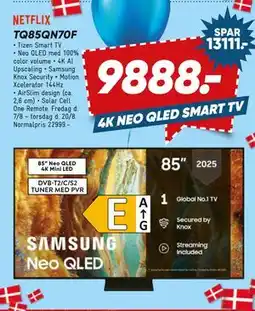 Bilka SAMSUNG TQ85QN70F tilbud