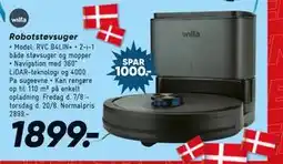 Bilka wilfa Robotstøvsuger tilbud