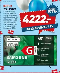 Bilka SAMSUNG TQ65Q7F2 tilbud