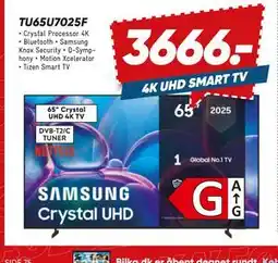 Bilka Samsung TU65U7025F tilbud