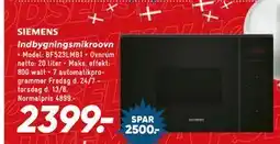 Bilka Indbygningsmikroovn tilbud