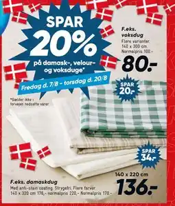 Bilka damaskdug tilbud