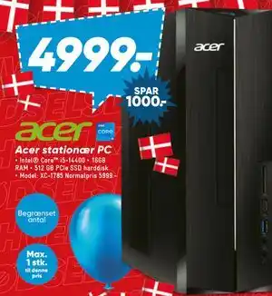 Bilka Acer stationær PC tilbud