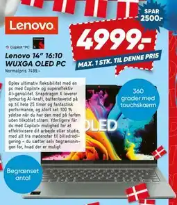 Bilka Lenovo 14” 16:10 WUXGA OLED PC tilbud