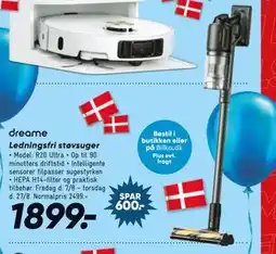 Bilka dreame Ledningsfri støvsuger tilbud