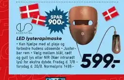 Bilka LED lysterapimaske tilbud