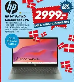 Bilka HP 14” Full HD Chromebook PC tilbud