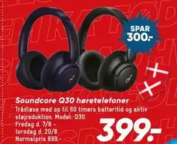 Bilka Soundcore Q30 høretelefoner tilbud