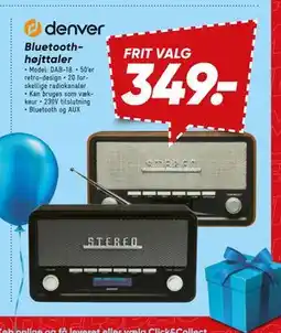 Bilka Bluetoothhøjttaler tilbud