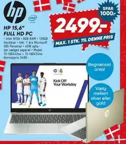 Bilka HP 15,6” FULL HD PC tilbud