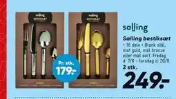 Bilka Salling bestiksæt tilbud