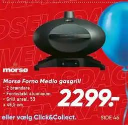 Bilka Morsø Forno Medio gasgrill tilbud