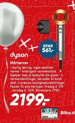 Bilka dyson Hårtørrer tilbud