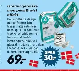 Bilka Isterningebakke med push&twist effekt tilbud