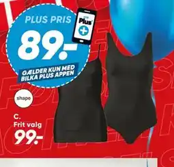 Bilka Shape undertrøje eller bodystocking tilbud