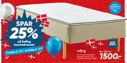 Bilka SPAR 25% på Salling boxmadrassæt tilbud