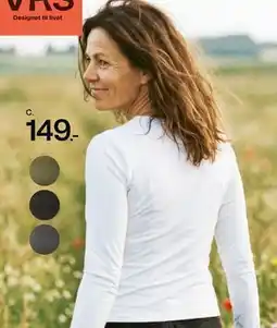 Bilka T-shirt med lange ærmer tilbud