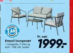 Bilka Empoli loungesæt tilbud