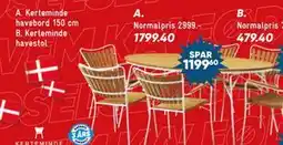 Bilka Kerteminde havebord 150 cm tilbud