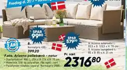 Bilka Arizona pallebænk - natur tilbud