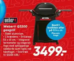 Bilka Weber Q3200 gasgrill tilbud